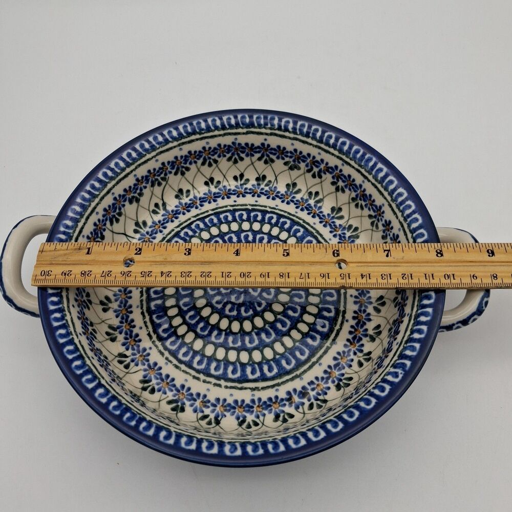 Polish Pottery 8" Baking Dish Unikat - 361 K. Deptula - Picture 4 of 8